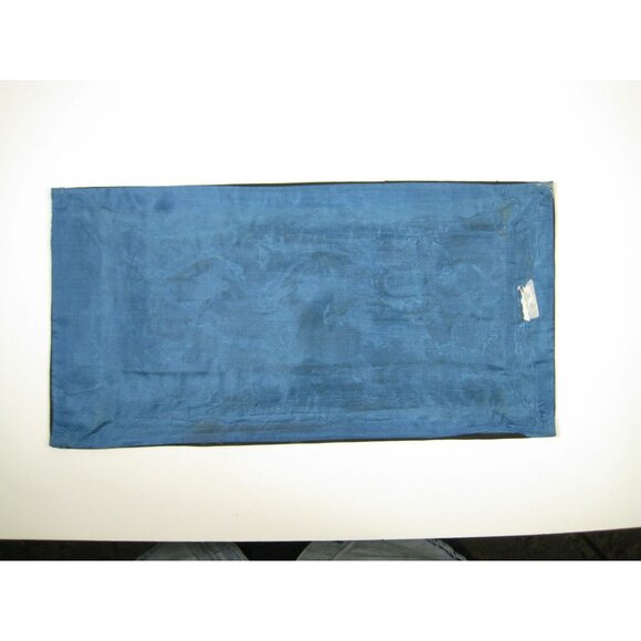 Vintage Asian Chinese Embroidered Silk Art Floral Panel Dragon Rectangle - Picture 4 of 7